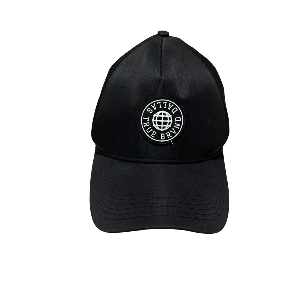TRUE BRVND Men's Snapback Adjustable Strap‎ Hat Cap Black Size OSFM